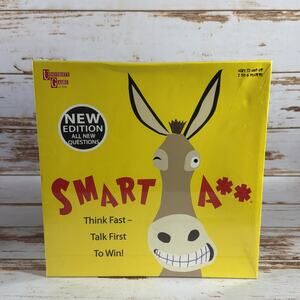 University Games Smart Ass Trivia Party Board Game Complete Sealed New
